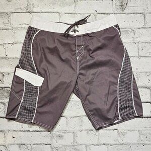 O'neill Grey and White Board Shorts